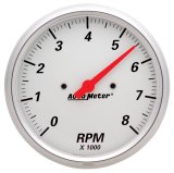 AutoMeter Gauge Tachometer 5in. 8K RPM In-Dash Arctic White thumbnail 4