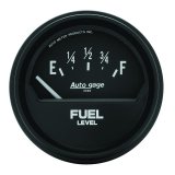 AutoMeter Gauge Fuel Level 2-5/8in. 73 Ohm(e) to 10 Ohm(f) Elec Black Autogage thumbnail 2