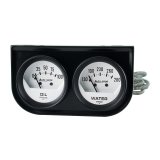 AutoMeter Gauge Console Oilp/Wtmp 2in. 100PSI/280 Deg. F Wht Dial Blk Bzl Autogage thumbnail 2
