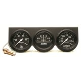 AutoMeter Gauge Console Oilp/Wtmp/Amp 2-5/8in. 100PSI/280 Deg. F/60A Blk Dial Blk Bzl Ag thumbnail 2