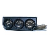 AutoMeter Gauge Console Oilp/Wtmp/Amp 2in. 100PSI/280 Deg. F/60A Blk Dial Blk Bzl Ag thumbnail 4