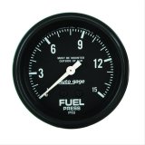 AutoMeter Gauge Fuel Pressure 2-5/8in. 0-15PSI Mechanical Black Autogage thumbnail 1