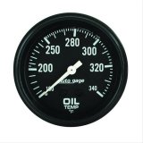 AutoMeter Gauge Oil Temperature 2-5/8in. 100-340 Deg. F Mechanical Black Autogage thumbnail 1