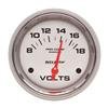AutoMeter Gauge Voltmeter 2-5/8in. 18V Electric Marine Chrome thumbnail 6