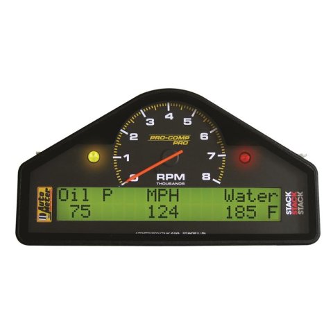 AutoMeter Street Dash Display 8K RPM/MPH/Oilp/Oilt/Wtmp/Volt Pro-Comp thumbnail 2
