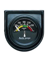 AutoMeter Gauge Console Water Temp 1.5in. 280 Deg. F Elec Blk Dial Blk Bezel Autogage thumbnail 8