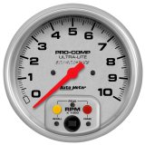 Autometer Ultra-Lite 5 inch 10K RPM In Dash Tach w/ mem thumbnail 1