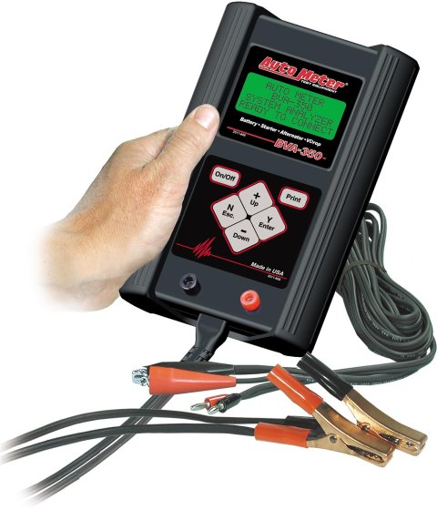 Autometer Handheld Automotive/Heavy Duty Truck Electrical System Analyzer 6V/12V Applications
