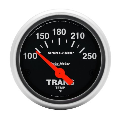 Autometer Sport Comp 100-250 F Trans Temp Gauge thumbnail 2
