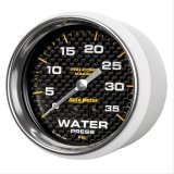 Autometer Marine Carbon Fiber Mechanical 2-5/8in 0-35PSI Water Pressure Gage thumbnail 3