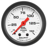 Autometer Phantom 52mm 150 PSI Mechanical Oil Pressure Gauge thumbnail 3