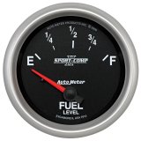 Autometer Sport-Comp II 2-5/8in Short Sweep Electronic 0-90ohms Fuel Level Gauge thumbnail 3