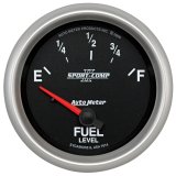 Autometer Sport-Comp II 2-5/8in Short Sweep Electronic 0-90ohms Fuel Level Gauge thumbnail 4