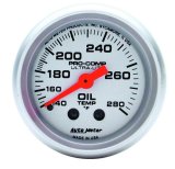 Autometer Ultra-Lite 52mm 140-280 Deg F Mechanical Oil Temp Gauge thumbnail 8