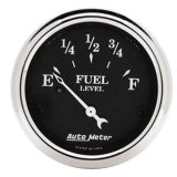 Autometer 2 1/16in 240 Ohm to 33 Ohm Old Tyme Black Electric Fuel Level Gauge thumbnail 8