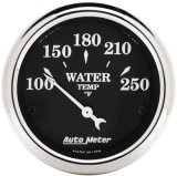 Autometer 2 1/16in 250 Degree F Old Tyme Electric Water Temp Gauge thumbnail 1