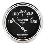 Autometer 2 1/16in 250 Degree F Old Tyme Electric Water Temp Gauge thumbnail 5