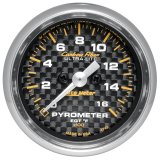 Autometer Carbon Fiber 52mm 1600 Deg F Electronic EGT Gauge Kit thumbnail 2