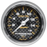 Autometer Carbon Fiber 52mm 1600 Deg F Electronic EGT Gauge Kit thumbnail 3
