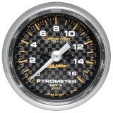 Autometer Carbon Fiber 52mm 1600 Deg F Electronic EGT Gauge Kit thumbnail 4