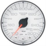 Autometer Spek-Pro 2 1/16in 300 Degree F Stepper Motor W/Peak & Warn White/Black Trans Temp Gauge thumbnail 1