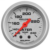 Autometer Ultra-Lite 52mm 120-240 Deg F Mechanical Water Temp Gauge thumbnail 1