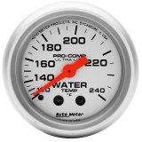Autometer Ultra-Lite 52mm 120-240 Deg F Mechanical Water Temp Gauge thumbnail 4