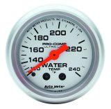 Autometer Ultra-Lite 52mm 120-240 Deg F Mechanical Water Temp Gauge thumbnail 8