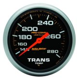 Autometer Liquid Filled Mechanical 66.7mm 140-280 deg F Temperature Gauge Includes 8 ft Tubing thumbnail 3