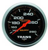 Autometer Liquid Filled Mechanical 66.7mm 140-280 deg F Temperature Gauge Includes 8 ft Tubing thumbnail 5