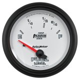 Autometer Phantom II 2-5/8in / 73 Ohms Empty - 10 Ohms Full Electrical Fuel Level Gauge thumbnail 7