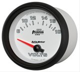 Autometer Phantom II 2-5/8in 18V Electric Voltmeter Gauge thumbnail 5