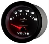 Autometer Phantom II 2-5/8in 18V Electric Voltmeter Gauge thumbnail 6