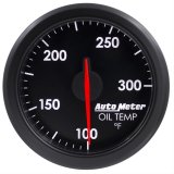 Autometer Airdrive 2-1/6in Oil Temp Gauge 100-300 Degrees F - Black thumbnail 1