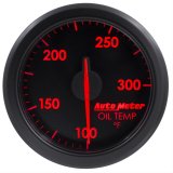 Autometer Airdrive 2-1/6in Oil Temp Gauge 100-300 Degrees F - Black thumbnail 2