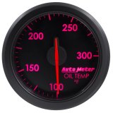 Autometer Airdrive 2-1/6in Oil Temp Gauge 100-300 Degrees F - Black thumbnail 8