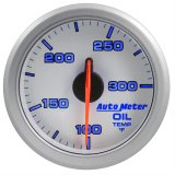 Autometer Airdrive 2-1/6in Oil Temp Gauge 100-300 Degrees F - Silver thumbnail 4