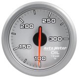 Autometer Airdrive 2-1/6in Oil Temp Gauge 100-300 Degrees F - Silver thumbnail 9