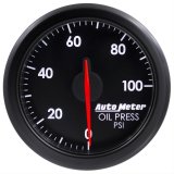 Autometer Airdrive 2-1/6in Oil Pressure Gauge 0-100 PSI - Black thumbnail 5