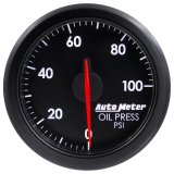 Autometer Airdrive 2-1/6in Oil Pressure Gauge 0-100 PSI - Black thumbnail 8