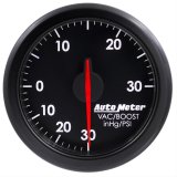 Autometer Airdrive 2-1/6in Boost/Vac Gauge 30in HG/30 PSI - Black thumbnail 2