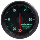 Autometer Airdrive 2-1/6in Boost/Vac Gauge 30in HG/30 PSI - Black thumbnail 4