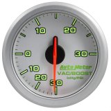 Autometer Airdrive 2-1/6in Boost/Vac Gauge 30in HG/30 PSI - Silver thumbnail 2