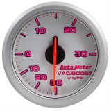 Autometer Airdrive 2-1/6in Boost/Vac Gauge 30in HG/30 PSI - Silver thumbnail 3