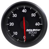 Autometer Airdrive 2-1/6in Boost Gauge 0-60 PSI - Black thumbnail 2