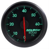 Autometer Airdrive 2-1/6in Boost Gauge 0-60 PSI - Black thumbnail 3