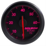 Autometer Airdrive 2-1/6in Boost Gauge 0-60 PSI - Black thumbnail 5