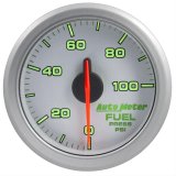 Autometer Airdrive 2-1/6in Fuel Pressure Gauge 0-100 PSI - Silver thumbnail 3