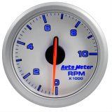 Autometer Airdrive 2-1/6in Tachometer Gauge 0-10K RMP - Silver thumbnail 6