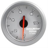 Autometer Airdrive 2-1/6in Tachometer Gauge 0-10K RMP - Silver thumbnail 7